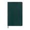 Moleskine Precious and Ethical Vegan Leather Notebook - 5" x 8-1/4", Ruled, Green, 176 Pages